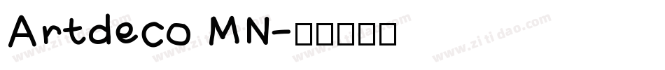 Artdeco MN字体转换
